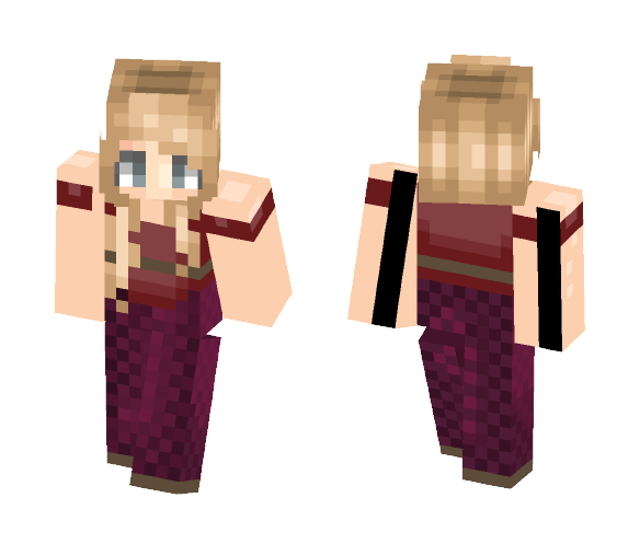 Peasant Female - Male Minecraft Skins - image 1