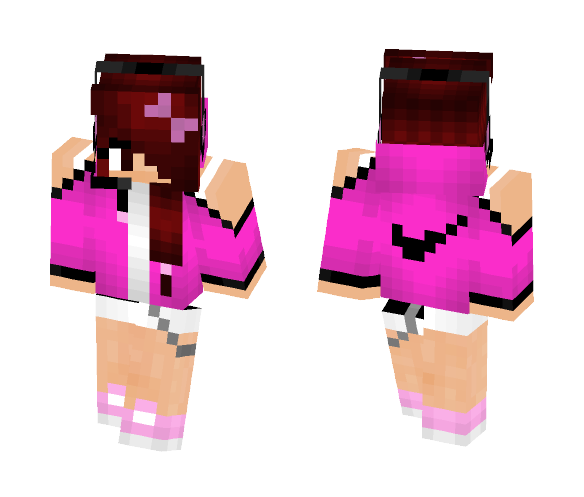 Me in Pink Hoodie - Female Minecraft Skins - image 1