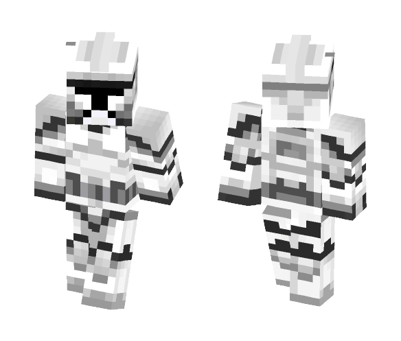 Blank Clone Trooper - Male Minecraft Skins - image 1