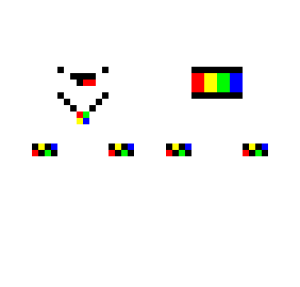 Derpface Rainbow Person - Male Minecraft Skins - image 2