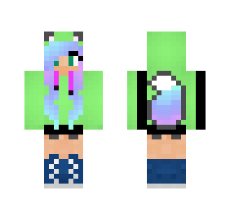 Rainbow Gamer girl - Girl Minecraft Skins - image 2