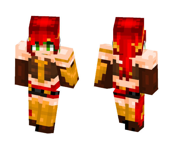 Pyrrha Nikos (REDO) - Female Minecraft Skins - image 1