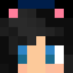 _':-y;. Dark Blue Cat Girl .;y- :'_ - Cat Minecraft Skins - image 3