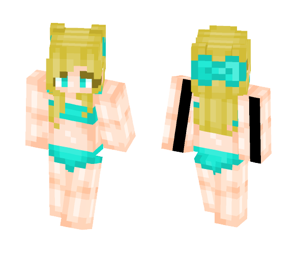 Swimsuit Girl - Girl Minecraft Skins - image 1