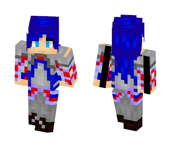 Knight Of the Roaring Sea - Female Minecraft Skins - image 1