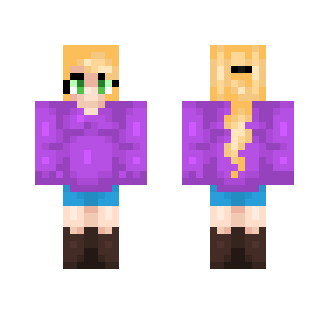 Purple Summer Sweater - Female Minecraft Skins - image 2