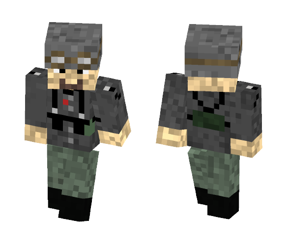 Wehrmacht Soldier Man - Male Minecraft Skins - image 1