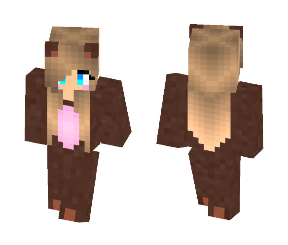 Bear Girl - Girl Minecraft Skins - image 1
