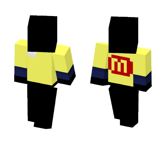 McDonald's Shirt - Male Minecraft Skins - image 1