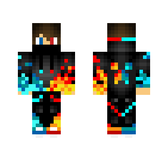 fire and ice - Male Minecraft Skins - image 2
