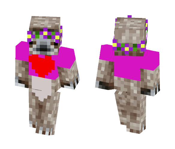 Sloth! - Female Minecraft Skins - image 1