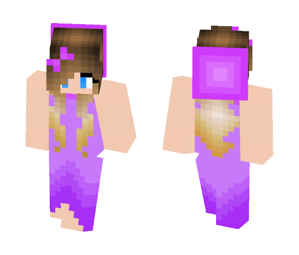 Cute Beanie Dress Girl - Cute Girls Minecraft Skins - image 1