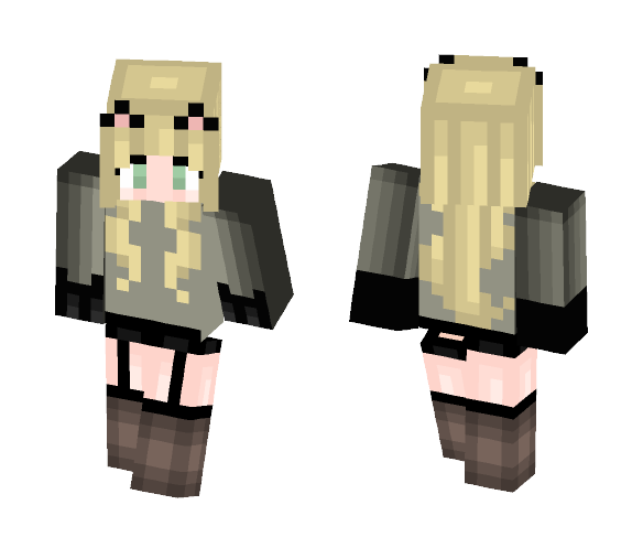 Cat girl (requested by Arti2410) - Cat Minecraft Skins - image 1