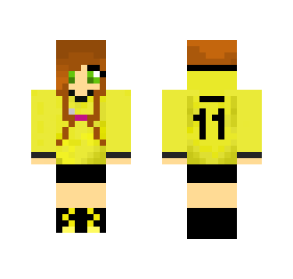 Borussia Dortmund Girl MR11 - Girl Minecraft Skins - image 2