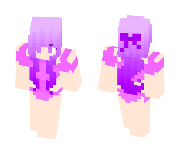Swimsuit Violet - Female Minecraft Skins - image 1