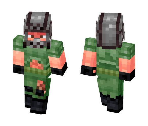 Doomguy - Male Minecraft Skins - image 1