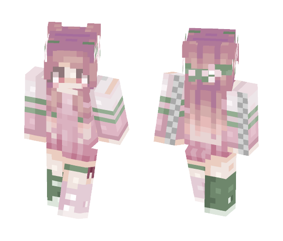 ~Cherry Blossom~ - Female Minecraft Skins - image 1