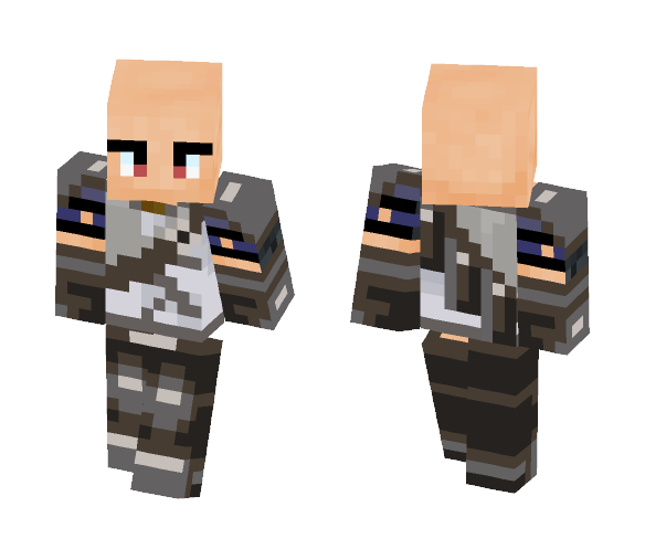 A Bald Warrior - Male Minecraft Skins - image 1