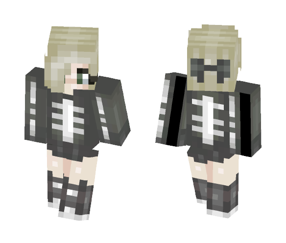 *Boop* Have a Skeleton ~♥ - Female Minecraft Skins - image 1