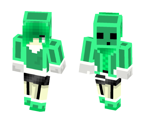 Slime girl - Girl Minecraft Skins - image 1