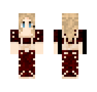 Renaissance Gown en Rouge w/Human - Female Minecraft Skins - image 2