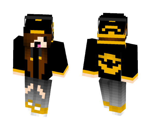 I did the face thats it sry - Female Minecraft Skins - image 1