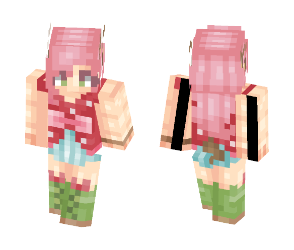 Cherry Beb. // HannahLikesCats Req. - Female Minecraft Skins - image 1