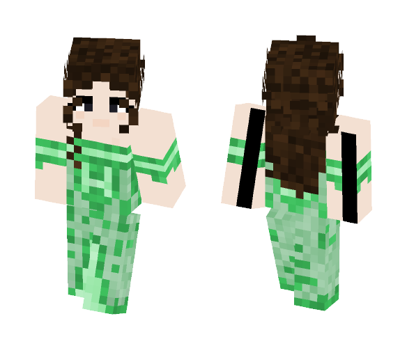 Adelaide en Vert - Female Minecraft Skins - image 1