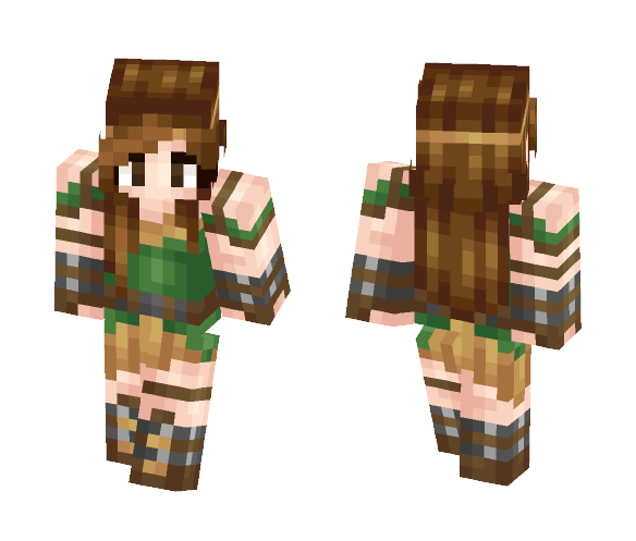 ♦ℜivanna16♦ Forest Warrior - Female Minecraft Skins - image 1