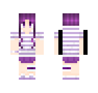 # Purple Summer Girl # - Girl Minecraft Skins - image 2