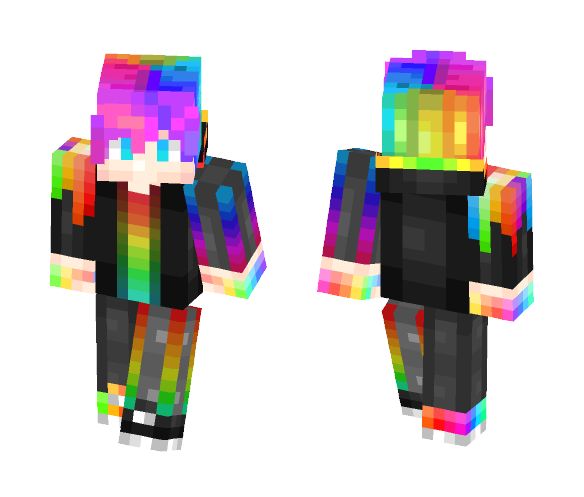 Rainbow AF - Male Minecraft Skins - image 1