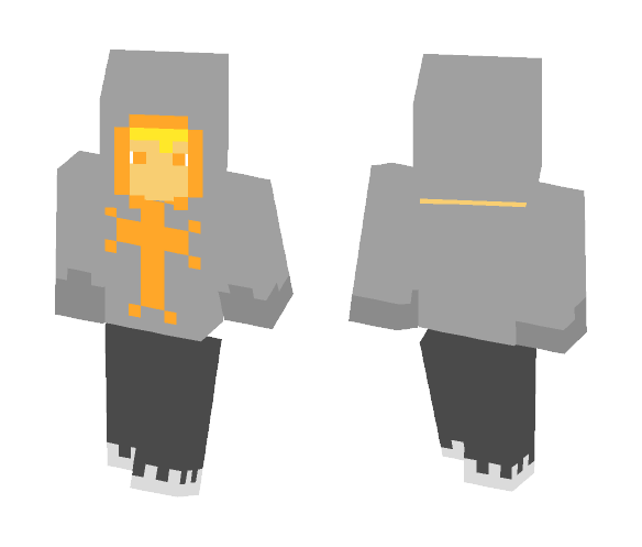 Orange Knight - Male Minecraft Skins - image 1