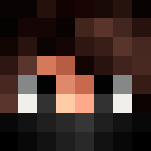 Red and Black Suit and Brown Hair - Male Minecraft Skins - image 3