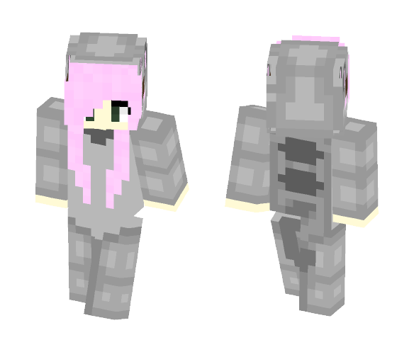 ~pusheen onesie girl - Girl Minecraft Skins - image 1