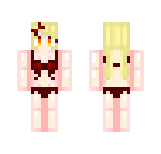 Summer Red Bikini - Female Minecraft Skins - image 2
