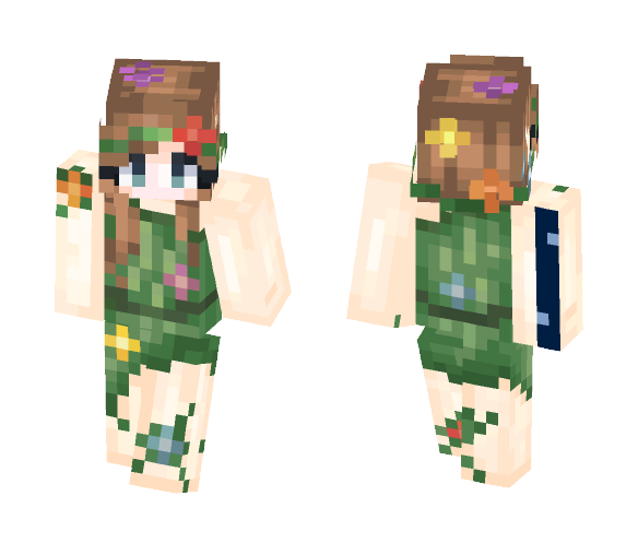 ƒorest nymph - Female Minecraft Skins - image 1