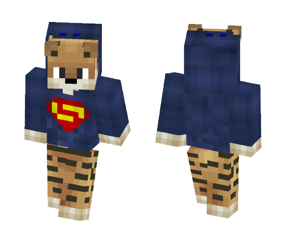 Dog Hoodie - Dog Minecraft Skins - image 1