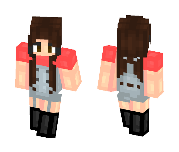 Tie's Overalls ;n; - Female Minecraft Skins - image 1
