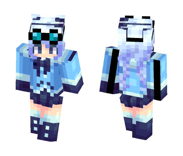 Snow MikuTDM - Female Minecraft Skins - image 1