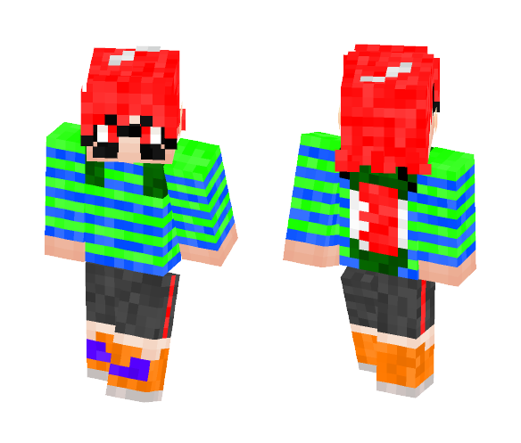 Darius The Inkling - OC - Male Minecraft Skins - image 1