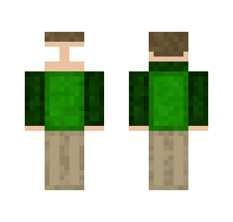 Green Hoodie PvP Boy - Boy Minecraft Skins - image 2