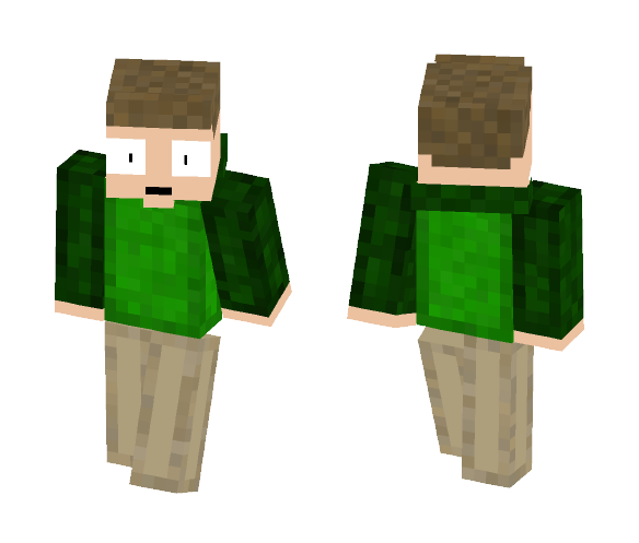 Green Hoodie PvP Boy - Boy Minecraft Skins - image 1