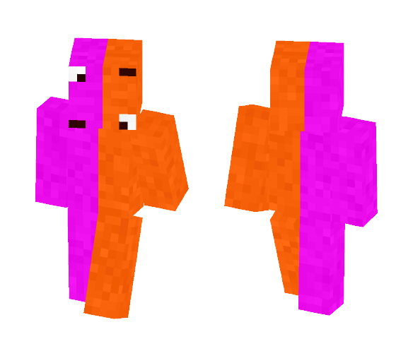 Two Color (Steve Model) - Interchangeable Minecraft Skins - image 1