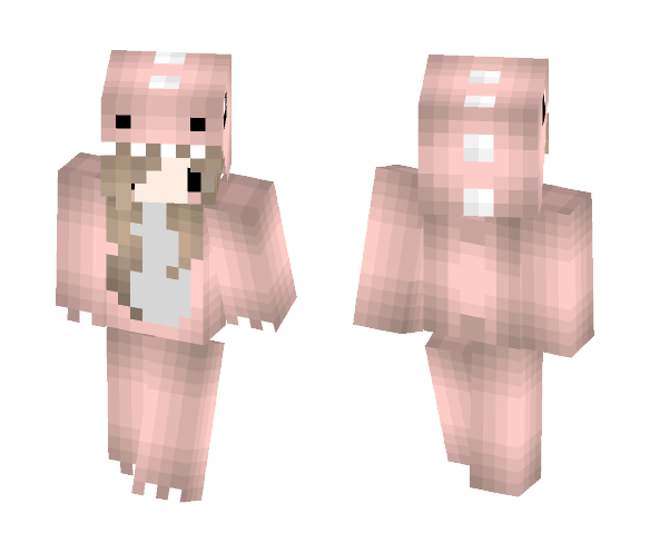 Cute Chibi Dino - Female Minecraft Skins - image 1