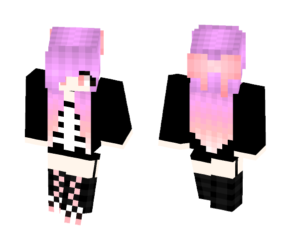 ~Pastel Goth - Girl~ - Female Minecraft Skins - image 1