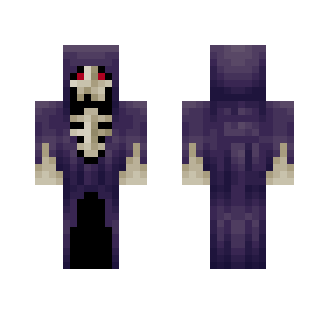 purple dress skeleton