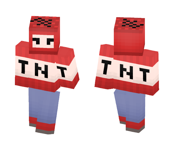 Tnt Monster in Pants - Interchangeable Minecraft Skins - image 1