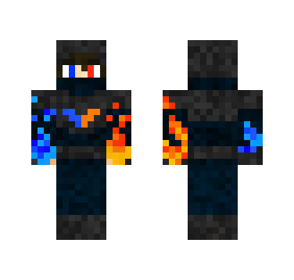 Fire and Ice Dude - Male Minecraft Skins - image 2