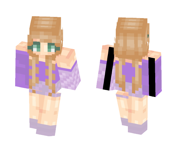 Purple Modern - Female Minecraft Skins - image 1