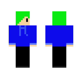 Boy (green hair) - Boy Minecraft Skins - image 2